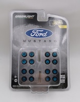 Conjunto de ruedas y neumáticos "Ford Mustang" versión greenmachine 1/64