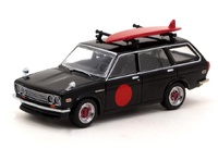 Datsun Bluebird 510 Wagon Black - MIJO Special Edition - GLOBAL64 Tarmac Works T64G-026-BK - escala 1/64