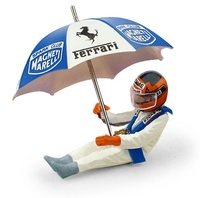 Figura Gilles Villeneuve con sombrilla (1982) Brumm 1/43