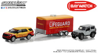 Ford Explorer + Jeep Wrangler Rubicon Serie TV - Baywatch (2017) Greenlight 1/64