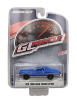 Ford Gran Torino Sport 2 - Gris"Muscle series 26" (1974) Greenlight 1/64 