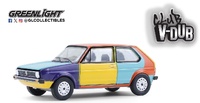 Volkswagen Golf 1 Rabbit Harlequin Tribute Club V-Dub Series 21 Greenlight 1/64 