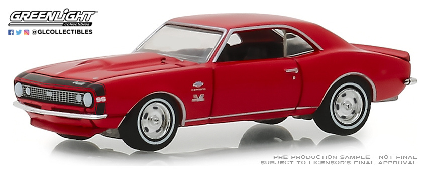 1:64 GreenLight Muscle Series 21 - 1967 Chevrolet Yenko Camaro - Rally Red 13230A 