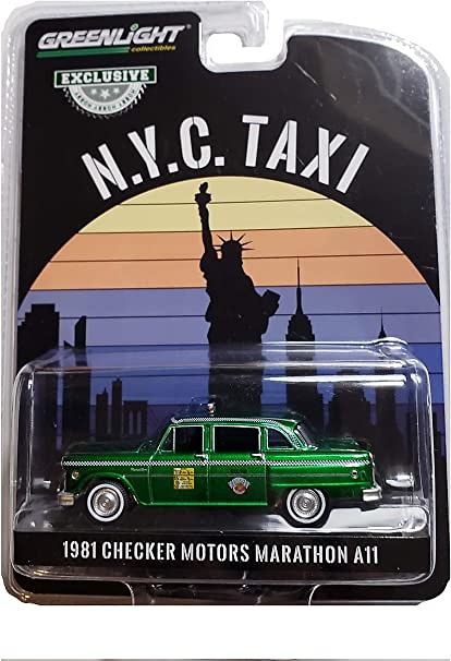 Checker Motors Marathon A11 N.Y.C. Taxi (1981) Greenmachine 1:64 