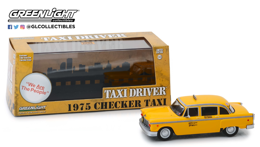 Greenlight Hollywood Taxi Driver 1975 Checker Taxicab