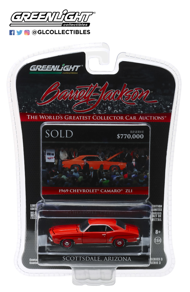 Chevrolet Camaro ZL1 - Lot #1409 (1969) Greenlight 1:64 