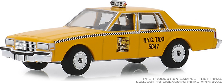Chevrolet Caprice New York City Taxi Cab (1987) Greenlight 1:64 
