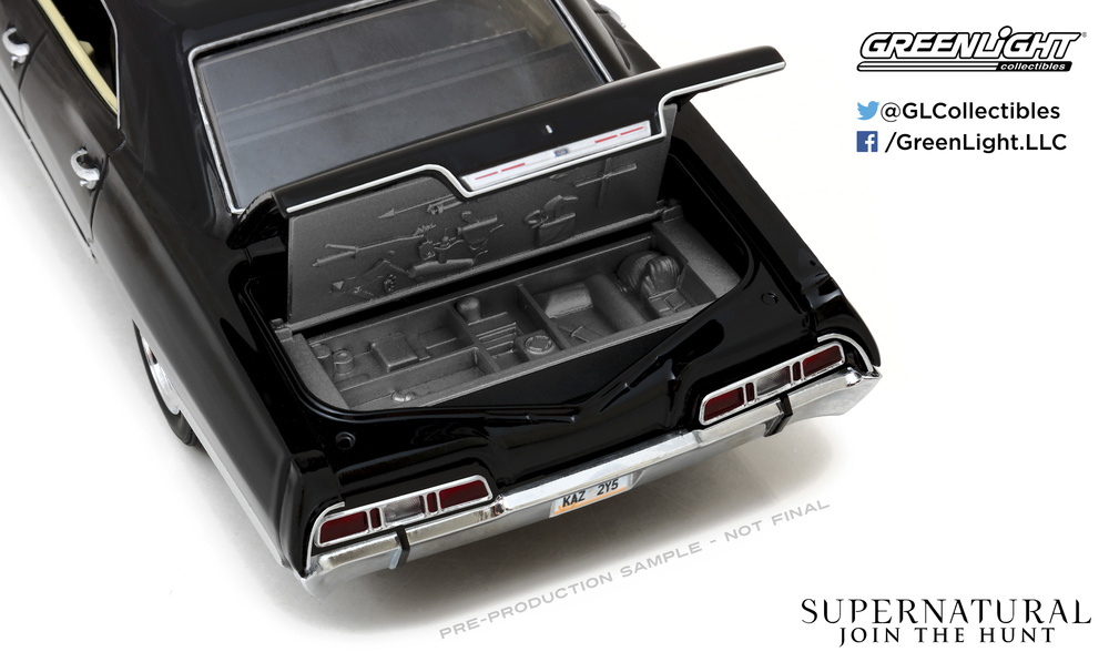 1967 Chevrolet Impala Sport Sedán - Supernatural Greenlight 1/24 86441 