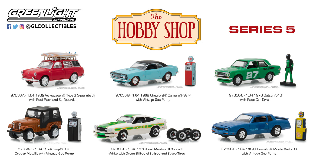 The Hobby Shop Serie 5 Greenlight 97050 1/64 