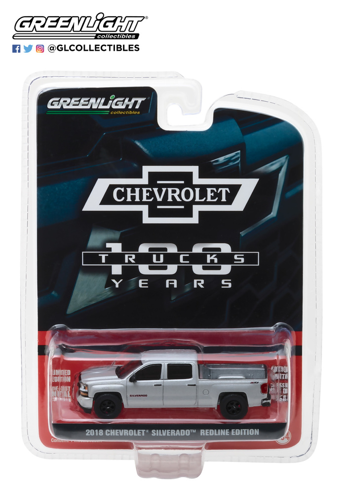Chevrolet Silverado 100th Anniversary (2018) Greenlight 1/64 