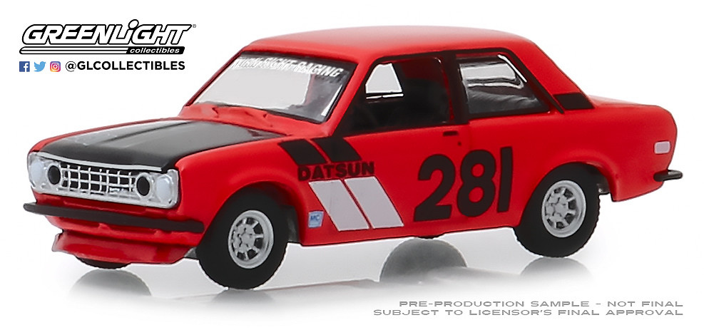 Datsun 510 #281 (1970) Tokyo Torque Greenlight 1:64 