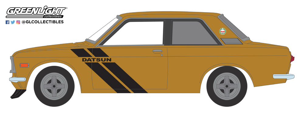 Datsun 510 Trans-am Decor Package (1972) Greenlight 47020C 1/64 