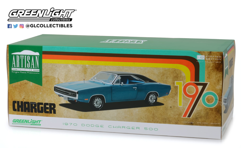 Dodge Charger 500 SE B5 Artisan Collection - 1970 Greenlight 1/18 