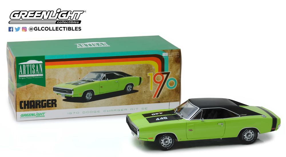 1:18 Artisan Collection - 1970 Dodge Charger R/T SE Greenlight 13529 