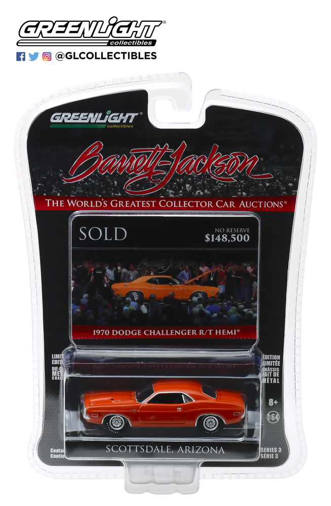Dodge HEMI Challenger R/T - Lot #1330 (1970) Greenlight 1:64 