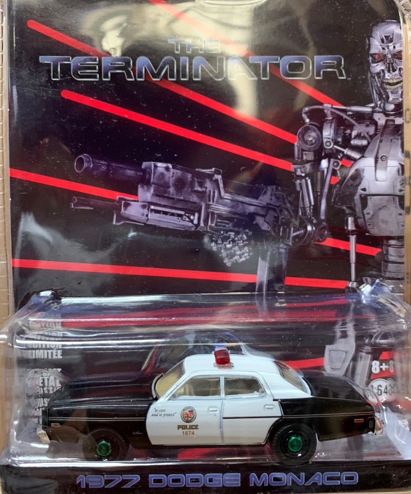 Greenlight Hollywood 19 The Terminator 1977 Dodge Monaco Police Car 1/ ...