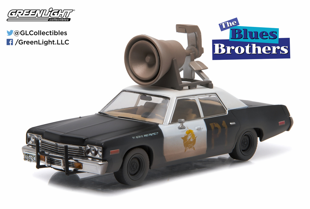 Dodge Monaco - Bluesmobile with Horn on Roof 