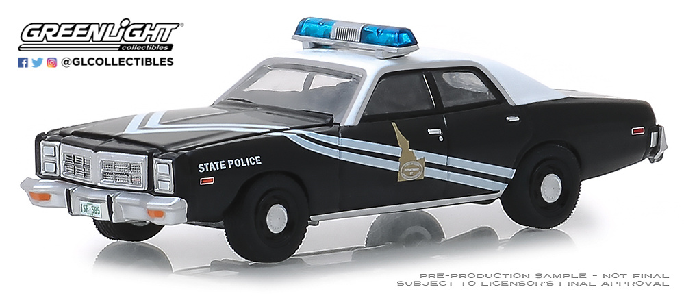Dodge Monaco - Idaho State Police (1978) Greenlight 1:64 