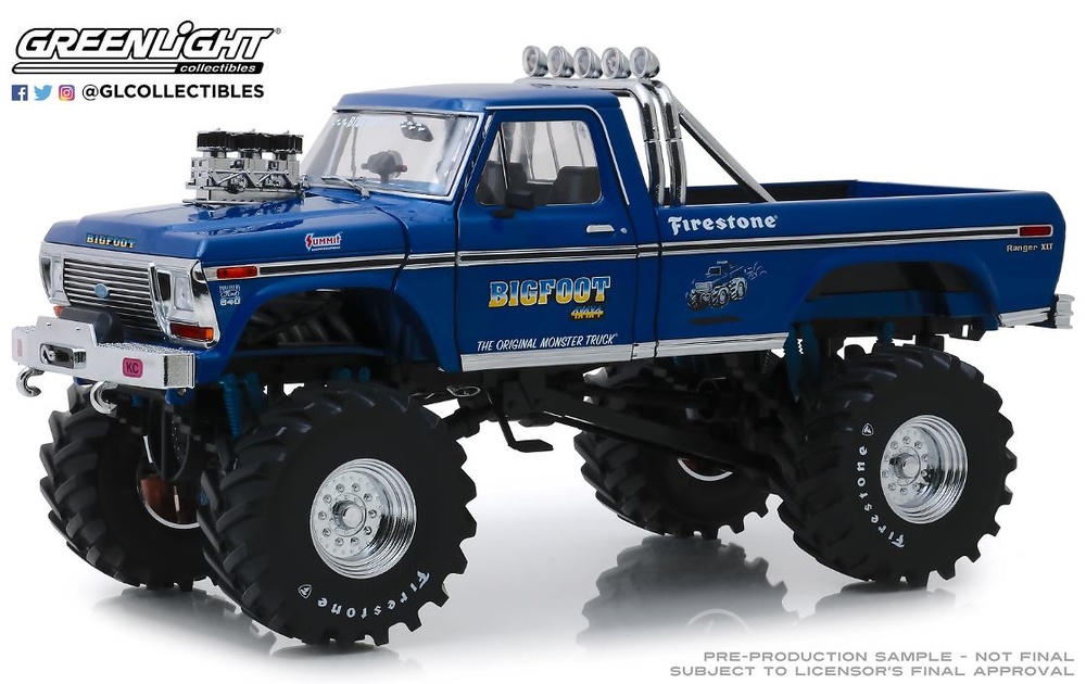 Ford F-250 Monster Truck Bigfoot #1 - 1974 GreenLight 13537 scale 1/18 