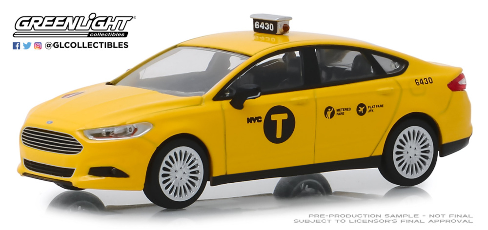 Ford Fusion - NYC Taxi (2013) Greenlight 1:43 