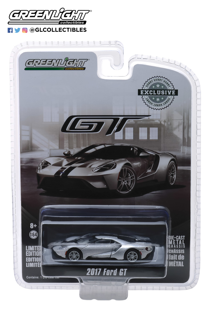 Ford GT with Black Stripes (2017) Greenlight 1/64 