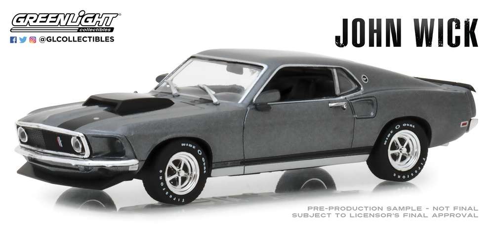 Ford Mustang Boss 429 John Wick 1969 Greenlight 1 43