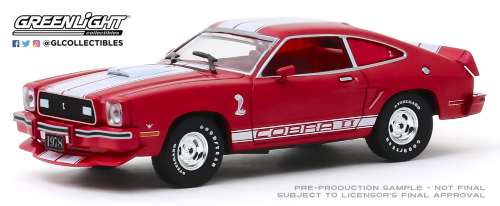 Ford Mustang Cobra II - Rojo (1976) Greenlight 1/43 