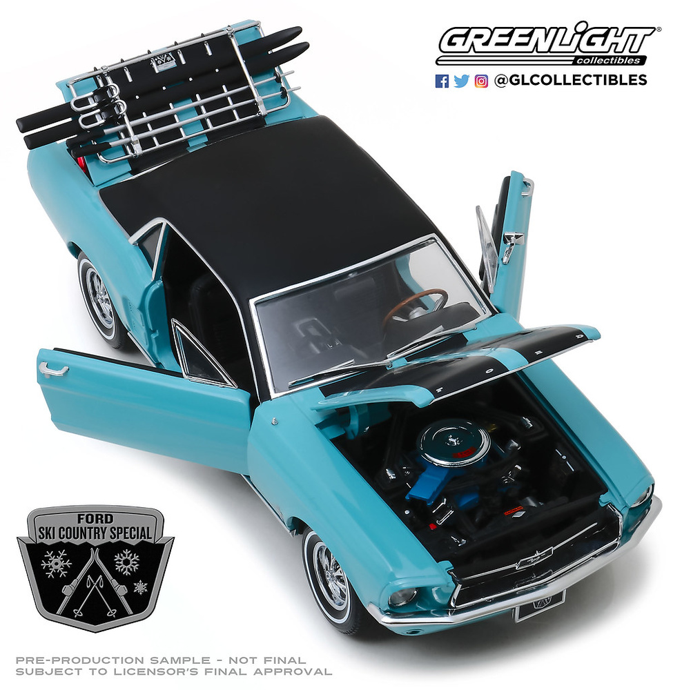 1967 ford mustang-ski Country Special *** GreenLight 1:64 OVP ** sale **