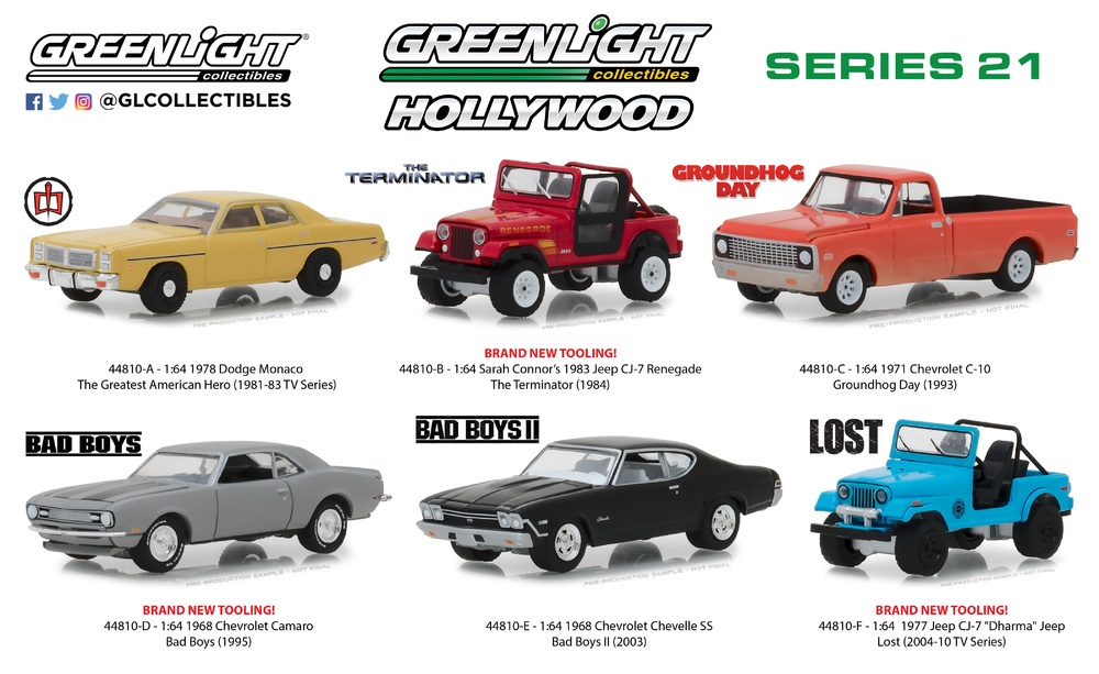 1983 JEEP CJ-7 RENEGADE RED "THE TERMINATOR" 1/64 DIECAST BY GREENLIGHT 44810 B