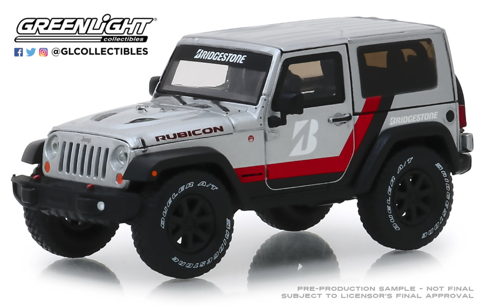 Jeep Wrangler Rubicon - Bridgestone Racing (2014) Greenlight 1/43 