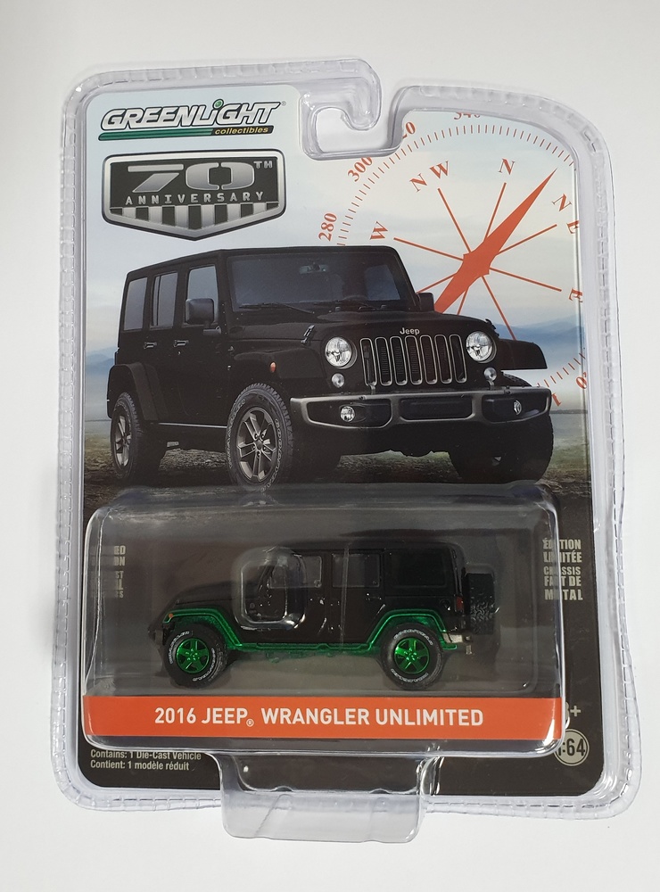 Jeep Wrangler Unlimited 75th Anniversary (2016) Greenlight 1:64
