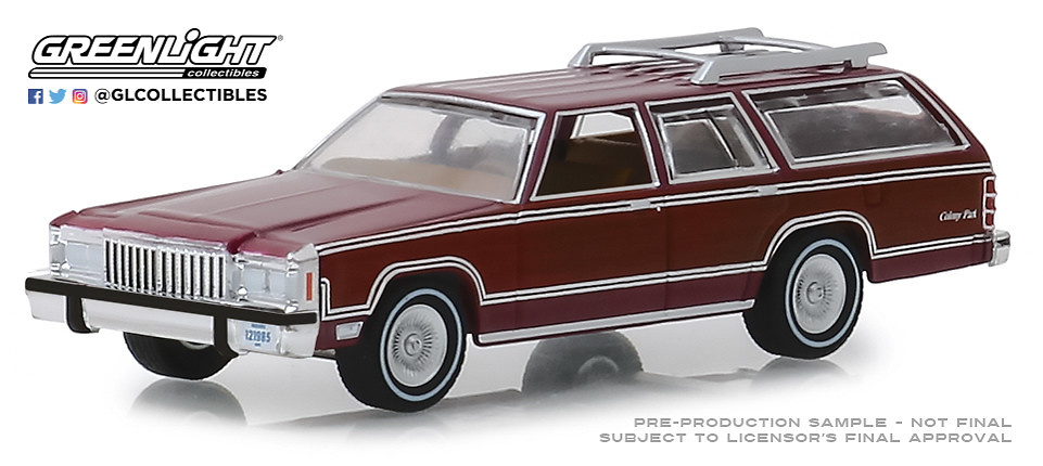 Mercury Grand Marquis Colony Park (1985) Serie 3 State Wagons Greenlight 1:64 