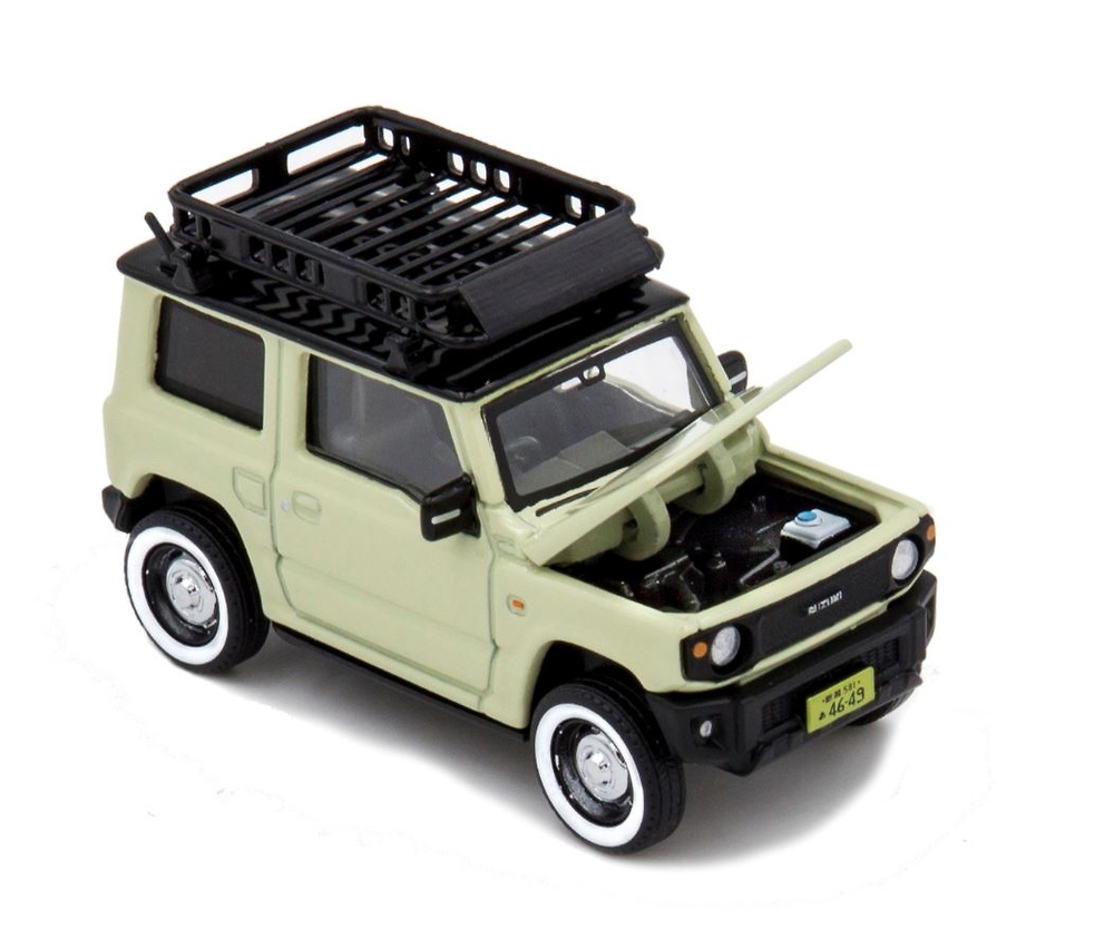 ERA Car #12 SUZUKI JIMNY Scale 1/64 Cappuccino Diecast Toy Modell Car 