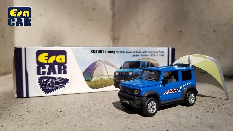 Suzuki Jimny Sierra con tienda de camping (2019) Era Car 1/64 