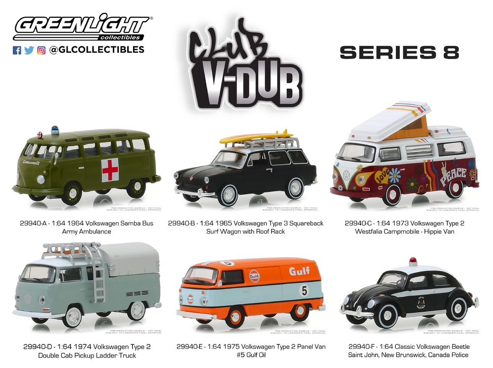 VW Escarabajo//VW Beetle Gulf-versión GreenLight 1:18 nuevo
