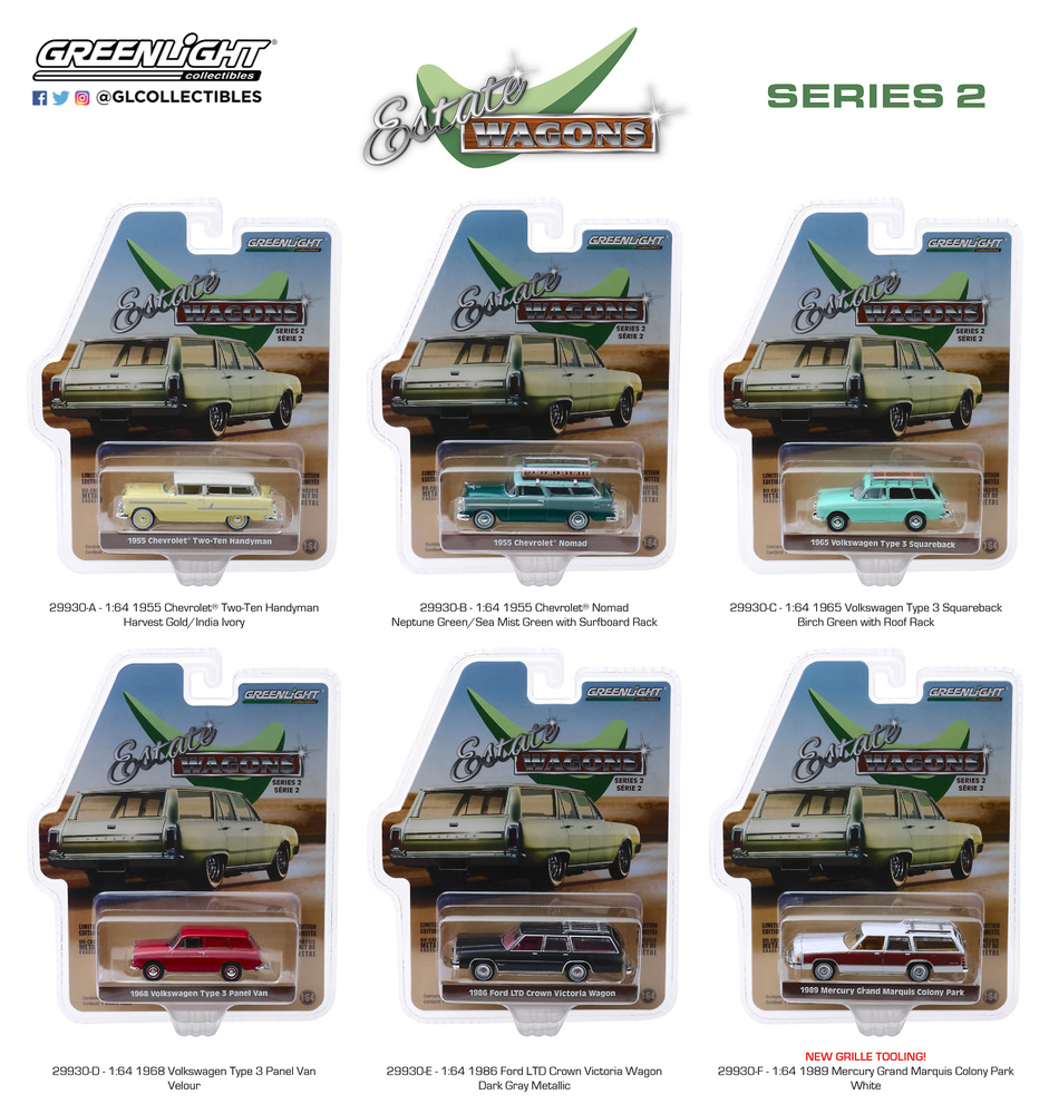 State Wagons serie 2 (2018) Greenlight 1/64 
