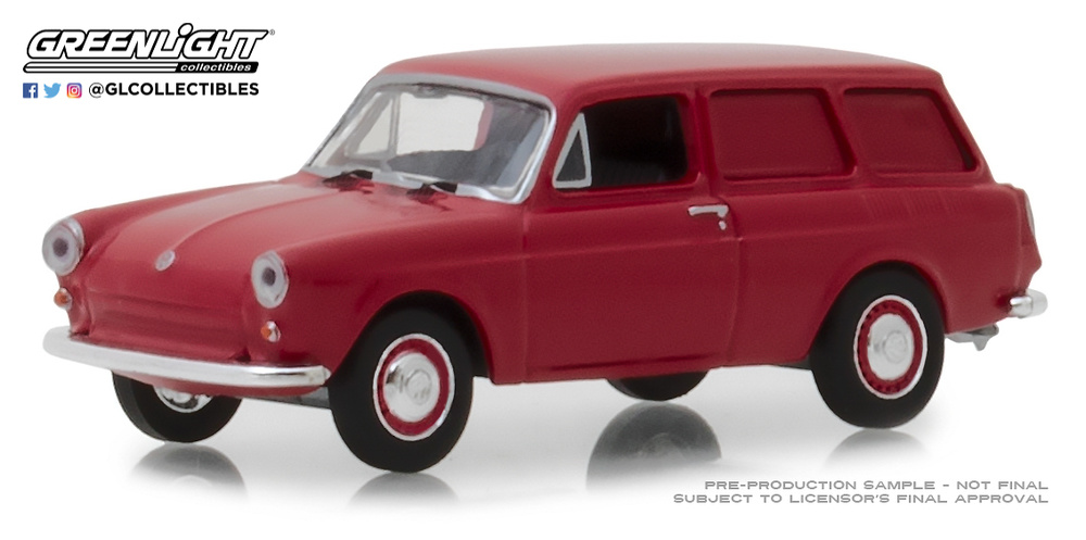 1961-1973 VW VOLKSWAGEN TYPE 3 SQUAREBACK W/ HITCH 1:64 SCALE DIECAST MODEL CAR 