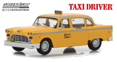 Greenlight Hollywood Taxi Driver 1975 Checker Taxicab