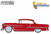 Chevrolet Bel Air – Red and Silver "Lowrider" (1955) Greenlight 1:64 