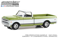  Chevrolet C-10 Custom - Green/White (Lot #798) 1972 greenlight 1:64