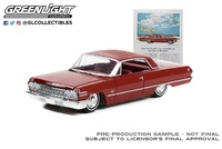 Chevrolet Impala Sport Coupe "Vintage Ad Cars Series 7" (1963) Greenlight 1/64