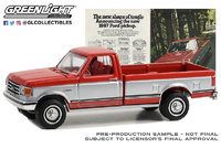 Ford F-150 "Vintage Ad Cars Series 9" (1987) Greenlight 39130-F escala 1/64