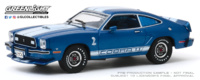 Ford Mustang Cobra II - Blue (1976) Greenlight 1:43