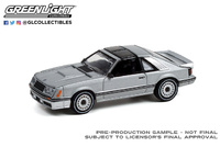 Ford Mustang GT - Gray "Muscle series 26" (1982) Greenlight 1:64 