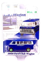 Fugoneta Ford Club Wagon "Emergency Police" (1969) Greenmachine 1:64