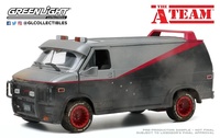 GMC Vandura furgoneta with bullet holes version "The A-Team" (1983-87) Greenlight 1:24