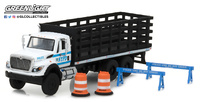 International WorkStar - Platform Stake Truck of New York City Police Department (NYPD) with Public Safety (2017) Greenlight 1:64