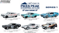 Lote de 6 coches Pikes Peak International Hill Climb Series 1 Greenlight 1/64