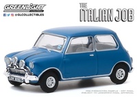 Mini Cooper S Blue (1275) " The Italian Job" (1969) Greenlight 1:64