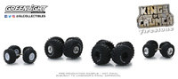 Pack of tires and wheels "Kings of Crunch Firestone" Greenlight 1:64